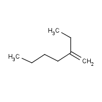 2-Ethyl-1-hexene formula graphical representation