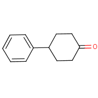 4-Phenylcyclohexanone formula graphical representation