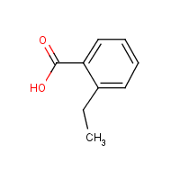 2-Ethylbenzoic acid formula graphical representation