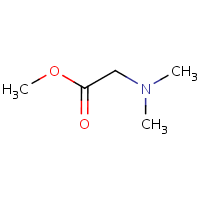 N,N-Dimethylglycine methyl ester formula graphical representation