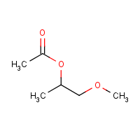 1-Methoxy-2-propyl acetate formula graphical representation