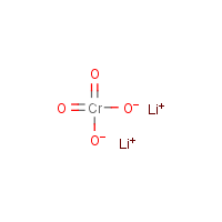 Lithium chromate formula graphical representation