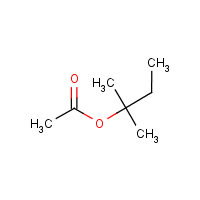 2-Methyl-2-butanol acetate formula graphical representation
