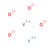 Vanadium yttrium oxide formula graphical representation