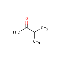 Methyl isopropyl ketone formula graphical representation