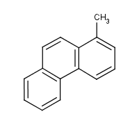 1-Methylphenanthrene formula graphical representation