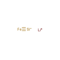 Lithium ferrosilicon formula graphical representation