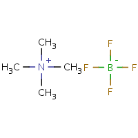 Tetramethylammonium tetrafluoroborate formula graphical representation