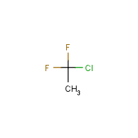1-Chloro-1,1-difluoroethane formula graphical representation