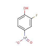 2-Fluoro-4-nitrophenol formula graphical representation