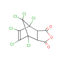 Chlorendic anhydride formula graphical representation