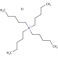 Tetrapentylammonium bromide formula graphical representation