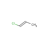 1-Chloro-1-propene formula graphical representation