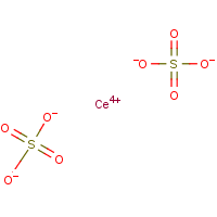 Ceric sulfate formula graphical representation