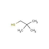 2,2-Dimethylpropanethiol formula graphical representation