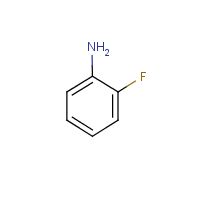2-Fluoroaniline formula graphical representation