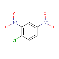 1-Chloro-2,4-dinitrobenzene formula graphical representation