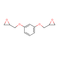 Diglycidyl resorcinol ether formula graphical representation