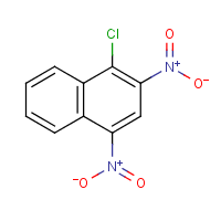 1-Chloro-2,4-dinitronaphthalene formula graphical representation