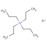 Tetrapropylammonium bromide formula graphical representation