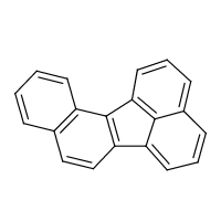 Benzo(j)fluoranthene formula graphical representation