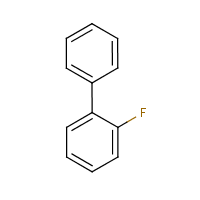 2-Fluorobiphenyl formula graphical representation