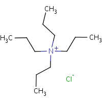 Tetrapropylammonium chloride formula graphical representation