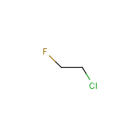 1-Chloro-2-fluoroethane formula graphical representation