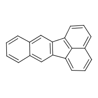 Benzo(k)fluoranthene formula graphical representation