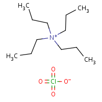 Tetrapropylammonium perchlorate formula graphical representation