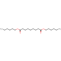Dihexyl azelate formula graphical representation