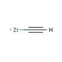Zirconium dicarbide formula graphical representation
