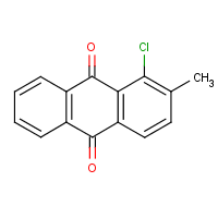 1-Chloro-2-methylanthraquinone formula graphical representation