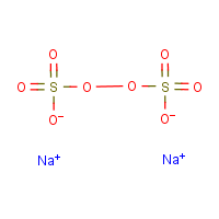 Sodium persulfate formula graphical representation