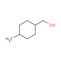 4-Methylcyclohexanemethanol formula graphical representation