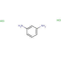 1,3-Benzenediamine dihydrochloride formula graphical representation