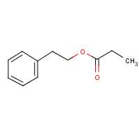 2-Phenylethyl propionate formula graphical representation