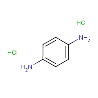 1,4-Diaminobenzene dihydrochloride formula graphical representation