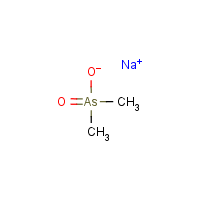 Sodium cacodylate formula graphical representation