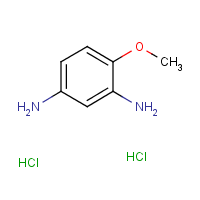 2,4-Diaminoanisole dihydrochloride formula graphical representation