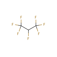 1,1,1,2,3,3,3-Heptafluoropropane formula graphical representation