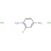 2-Chloro-1,4-benzenediamine dihydrochloride formula graphical representation
