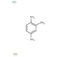 2-Methyl-1,4-benzenediamine dihydrochloride formula graphical representation