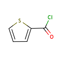 2-Thiophenecarbonyl chloride formula graphical representation