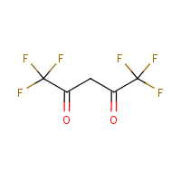 1,1,1,5,5,5-Hexafluoroacetylacetone formula graphical representation