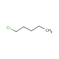 1-Chloropentane formula graphical representation