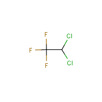 1,1,1-Trifluoro-2,2-dichloroethane formula graphical representation