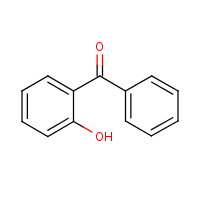 2-Hydroxybenzophenone formula graphical representation