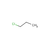 1-Chloropropane formula graphical representation