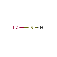 Lanthanum monosulfide formula graphical representation